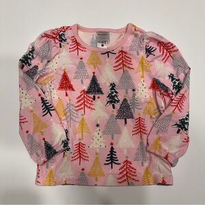 Hanna Andersson Christmas Tree Print Top